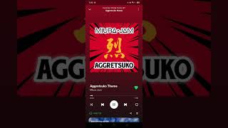 Aggretsuko theme  for idk howlong i guess i didnt count bc i slept while listening to this enjoy [upl. by Yrojram554]