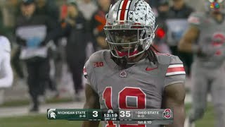 Ohio State vs Michigan State 2023  Paul Keels Highlights [upl. by Eidda]