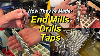 How are Drills Taps amp End Mills Made Greenfield Industries Factory Tour [upl. by Anavoig]