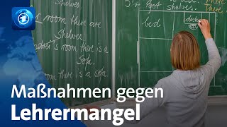 Lehrkräftemangel Kommission schlägt Gegenmaßnahmen vor [upl. by Garceau]