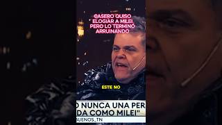 CASERO HUNDIÓ A MILEI SIN QUERER casero alfredocasero milei mileipresidente macroeconomia [upl. by Katt]