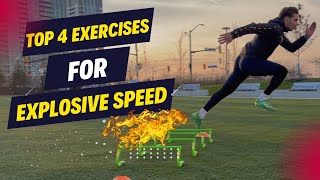 4 BEST EXERCISES FOR YOUR EXPLOSIVE SPEED  Get FAST For Football With These Drills [upl. by Sam]