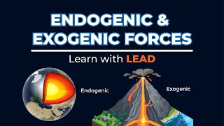 Endogenic and Exogenic Forces  Learn with LEAD  LEAD [upl. by Lrub]