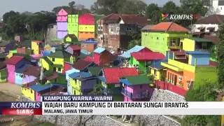 Ada Kampung WarnaWarni di Bantaran Sungai [upl. by Goldy]