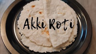 akki rotti  soft and pluffy akki roti  plain akki roti recipe  konkan kitchen [upl. by Siramay]