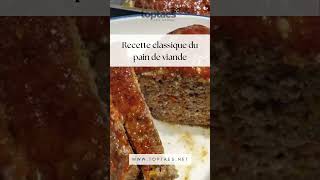 Recette classique du pain de viande [upl. by Nesyaj]