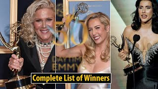 50th Annual Daytime Emmys 2023 The Complete List of Winners [upl. by Bradlee]