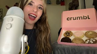 ASMR EATING CRUMBL COOKIES 🍪 eating sounds [upl. by Barthel]