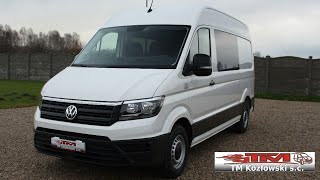 2020 Volkswagen Crafter L3H3 6osobowy  tmkotomotopl [upl. by Nidorf242]