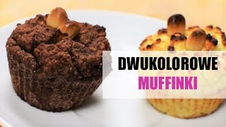 Zdrowe muffinki z mąki kokosowej w dwóch kolorach [upl. by Salena327]