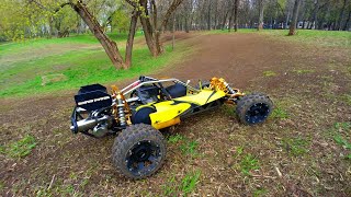 Baja 5b Rovan Sport 450 45cc VS Losi 5IVE T 29cc CY [upl. by Assiran136]