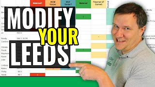 CUSTOMIZE Your Leeds Method Chart to Cluster Your DNA Matches  Genetic Genealogy Tutorial [upl. by Enisaj]