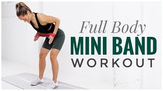 Full Body Mini RESISTANCE BAND Workout [upl. by Raouf]