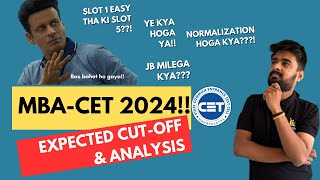 MBA CET 2024 COMPLETE ANALYSIS JBIMS ALUMNI SLOT WISE ANALYSIS EXPECTED CUTOFFS [upl. by Kellia]