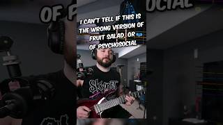 Psychosalad Slipknot  Psychosocial and the Wiggles on Guitar [upl. by Addiel]