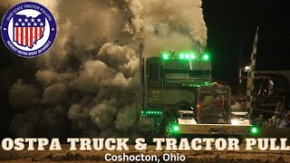 Coshocton Ohio  OSTPA Truck amp Tractor Pull 2023 [upl. by Aihsekat]