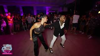 Salsa social dancing  Croatian Summer Salsa Festival 2023 [upl. by Cullen]