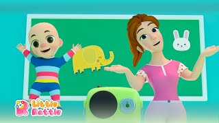 The Hokey Pokey Dance Song For Kids  Little Rattle Nursery Rhymes [upl. by Mindy]