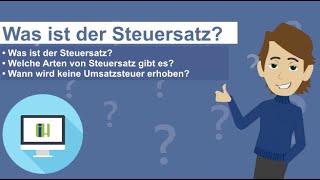 Der Steuersatz Was ist das einfach erklärt [upl. by Gian]