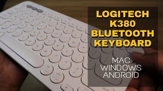 Logitech Bluetooth keyboard K380  How to connect  Unboxing [upl. by Howlyn]