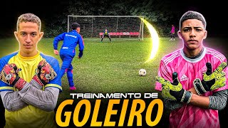 TREINAMENTO DE GOLEIRO PARA O INTERCLASSE ‹ Josezin › [upl. by Ialocin]