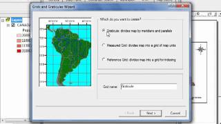 Insertion grille de coordonnées géographiques Mise en page ArcMap  ArcGIS [upl. by Llehcam]