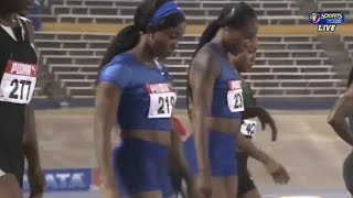 OMG Greatest 100M History Elaine thompson herah amp Shelly ann fraser pryce ran the same exact time [upl. by Ymmas947]