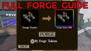 Full Forge Guide forge tokens new gears quests Untitled Attack On titan  Roblox [upl. by Fitting299]