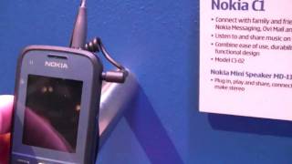 Nokia C102 quick overview at Nokia World 2010 by TestMobilefr [upl. by Shae651]