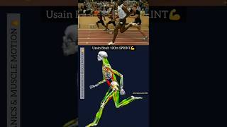 Usain Bolt Masterclass Running technique ✔️🚀 usainbolt runningtips sprinttips ytshortsindia [upl. by Nyrat135]