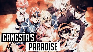 JoJos Bizarre Adventure  Gangstas Paradise AMV [upl. by Plotkin]