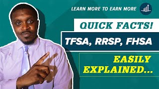 TFSA RRSP FHSA Simplified Explanation [upl. by Yunick]