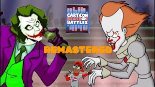 Pennywise VS Joker REMASTERED  CBB Cartoon Beatbox Battles [upl. by Lauree]