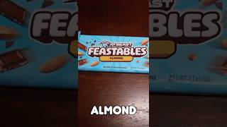 Trying MrBeast Feastables Almond Chocolate New Formula Shorts [upl. by Yorgerg]