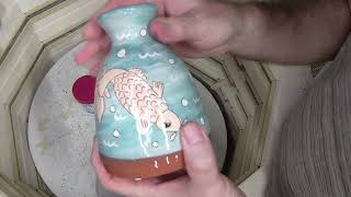 🏺 Earthenware Glaze Results 🖌️ Slipware Pottery 🍌 Kiln Opening Glaze Tests 🎨 [upl. by Yellas]