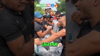 AB LAGA DAMM🤡 armwrestling armwrestler gym publicreaction revenge practice short trending [upl. by Yuh]