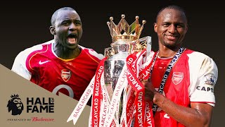 Patrick Vieira ● Welcome to the Premier League Hall of Fame [upl. by Ranice]