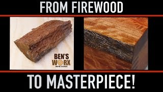 TURNING FIREWOOD INTO A MASTERPIECE [upl. by Pazia]