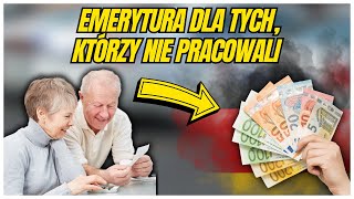 Taką emeryturę otrzymają w Niemczech Ci którzy nigdy nie pracowali [upl. by Halika]