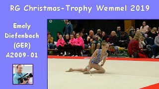 Emely Diefenbach GER  A2009 01  Christmas Trophy Wemmel 2019 [upl. by Nedyah]