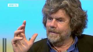 Reinhold Messner Extreme Mountaineer and Author  Talking Germany [upl. by Anitrak]