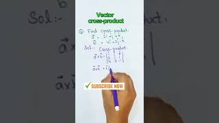 Vectors products vectors Cross Product Maths education maths youtubeshorts learning [upl. by Christis]