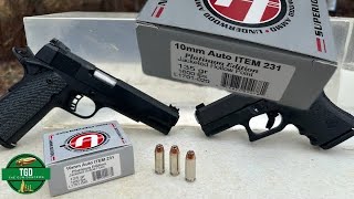 10mm Underwood Ammunition 135gr JHP Platinum Edition Clear Ballistics Gel Test 5” 1911 and Glock 29 [upl. by Rehpotirhc]