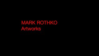 Mark Rothko  Artworks Collection  HD 720 [upl. by Orodisi472]