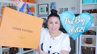 LOUIS VUITTON UNBOXING FIRST BAG 2024 Jerusha Couture [upl. by Aziza104]