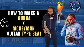 How to make a Gunna x Money man Type Beat In 2021 in 5 Minutes  Looperman Tutorial [upl. by Ordisy523]