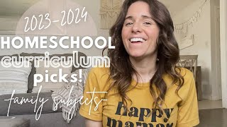 20232024 Homeschool Curriculum Picks  Family Subjects  Science History Music and more [upl. by Akitnahs716]