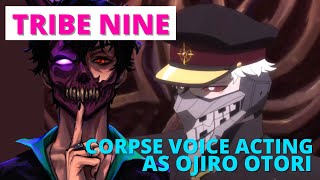 Corpse voice acting as Ojiro Otori in Tribe Nine Clip 3 [upl. by Sarid]