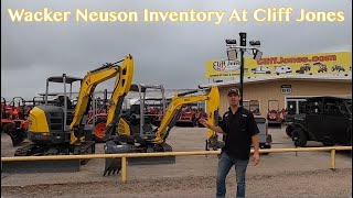 Wacker Neuson Inventory At Cliff Jones RV amp Tractor [upl. by Isyad]