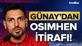 Günay Güvençten Osimhen İtirafı quotBana Atatürkü Ve İstiklal Marşını Sorduquot galatasaray osimhen [upl. by Llatsyrk]